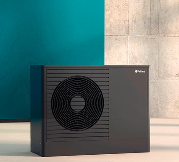 aroTHERM plus elölnézet tiszta helyiségben